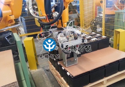 蓄电池码垛-PA旗舰厅码垛机器人